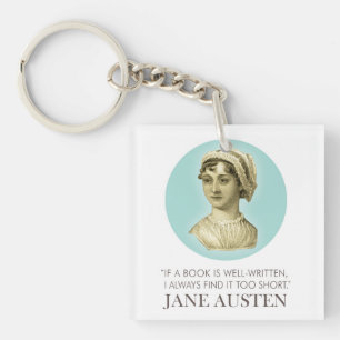 Jane Austen Portrait et citation sur la lecture