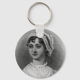 Jane Austen Portrait Keychain