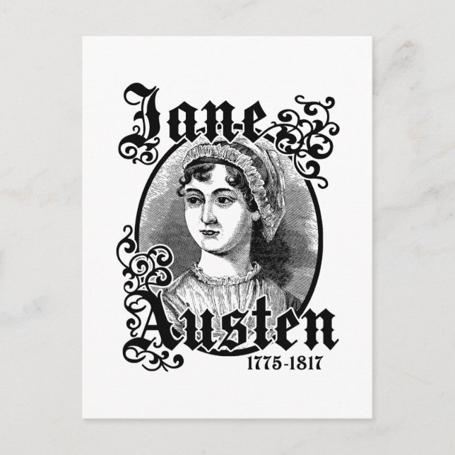 Jane Austen Postcard (Front)