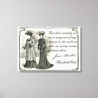 Jane Austen: Pretty Women Canvas Art