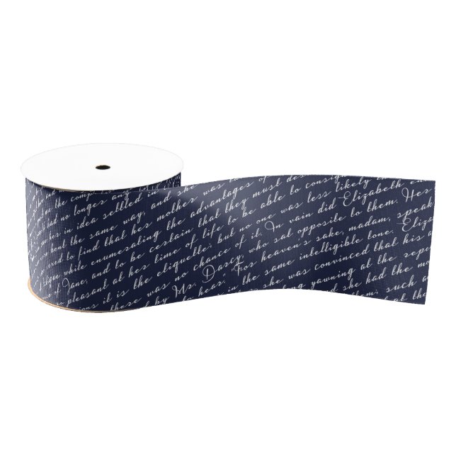 Jane Austen Pride and Prejudice Netherfield Ball Grosgrain Ribbon (Spool)