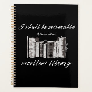 Jane Austen quote book lovers writer Planner
