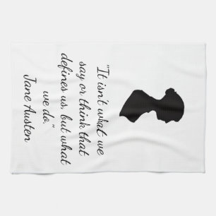 Jane Austen quote Kitchen Towel