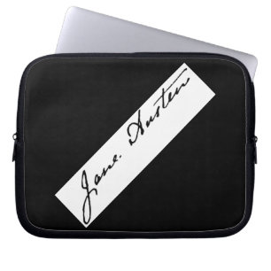 Jane Austen Signature Laptop Sleeve