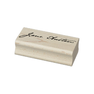 Jane Austen Signature Rubber Stamp