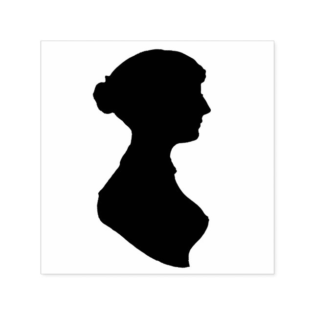 Jane Austen Silhouette Self-inking Stamp (Design)