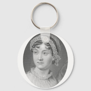 Jane Austen Simply Jane Portrait Keychain