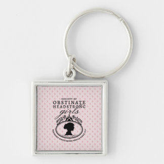 Jane Austen Society of Obstinate Headstrong Girls Keychain