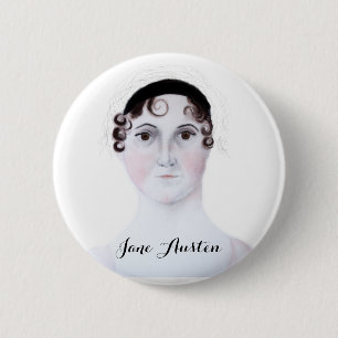 Jane Austen Standard, 2¼ Inch Round Button