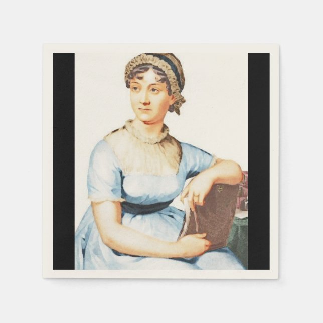 Jane Austen Theme Paper Napkins (Front)