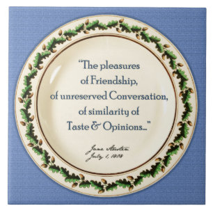 Jane Austen Tile Trivet / Teapot Stand