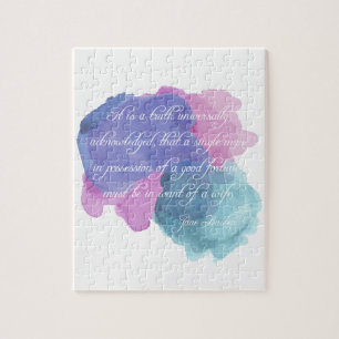 Jane Austen- Truth Universally Acknowledged Jigsaw Puzzle