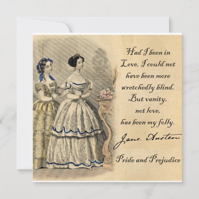 Jane Austen: Vanity (Front)