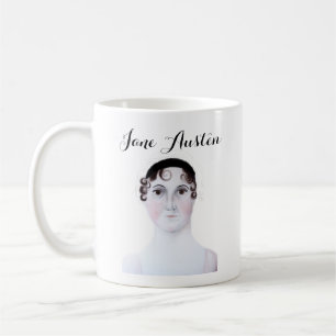 Jane Austen Watercolor portrait Mug
