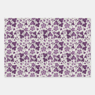 Jane Austen Wild Raspberries Wrapping Paper Sheet