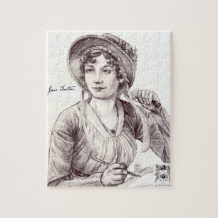 Jane Austen with a Smile 8x10 Jigsaw Puzzle