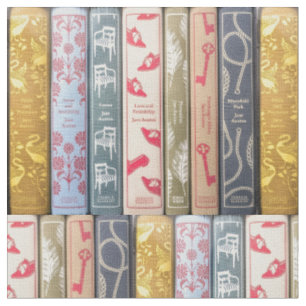 Jane Austen's books Fabric
