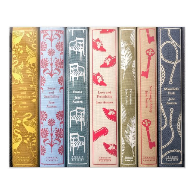 Jane Austen's books Photo Print (Front)