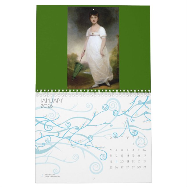Jane Austen's Calendar 2 (Jan 2026)