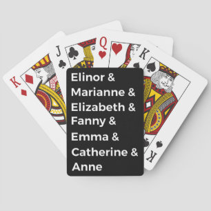 Jane Austen's Heroines I Playing Cards