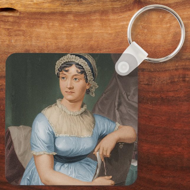 Jane Austens Keychain (Back)
