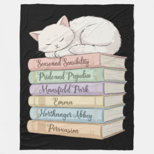 Jane Austen's Novels IX Fleece Blanket