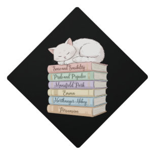 Jane Austen's Novels IX Graduation Cap Topper