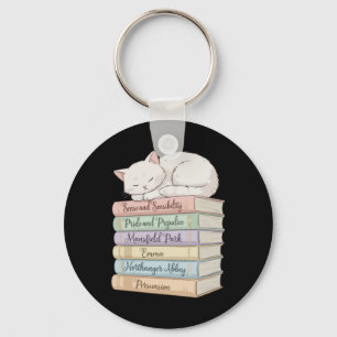 Jane Austen's Novels IX Keychain