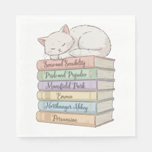 Jane Austen's Novels IX Napkin