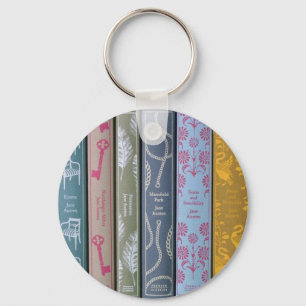 Jane Austen's novels on a  Keychain