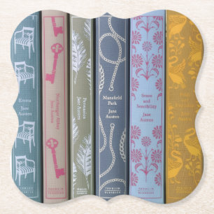 Jane Austen's novels  Paper Coaster