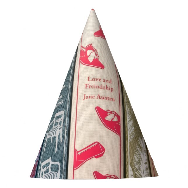 Jane Austen's novels Party Hat (Front)