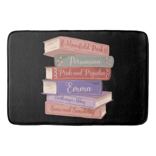 Jane Austen's Novels V Bath Mat