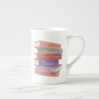 Jane Austen's Novels V Bone China Mug