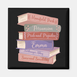 Jane Austen's Novels V Magnet