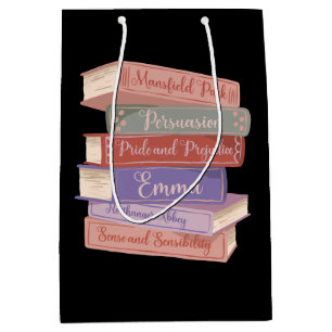 Jane Austen's Novels V Medium Gift Bag