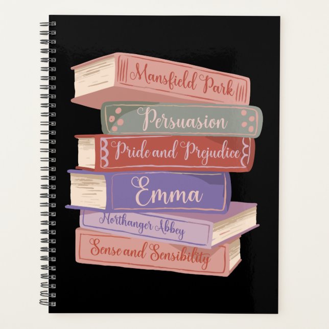 Jane Austen's Novels V Planner (Front)