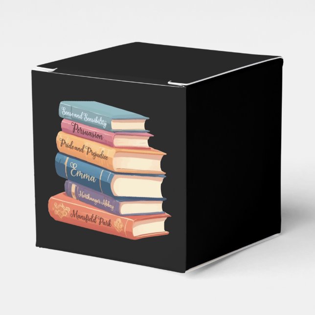 Jane Austen's Novels VII Favor Box (Front Side)