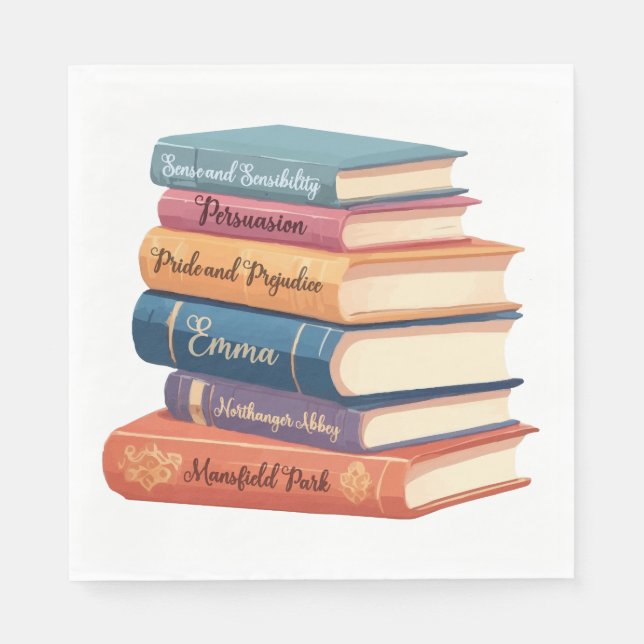 Jane Austen's Novels VII Napkin (Front)