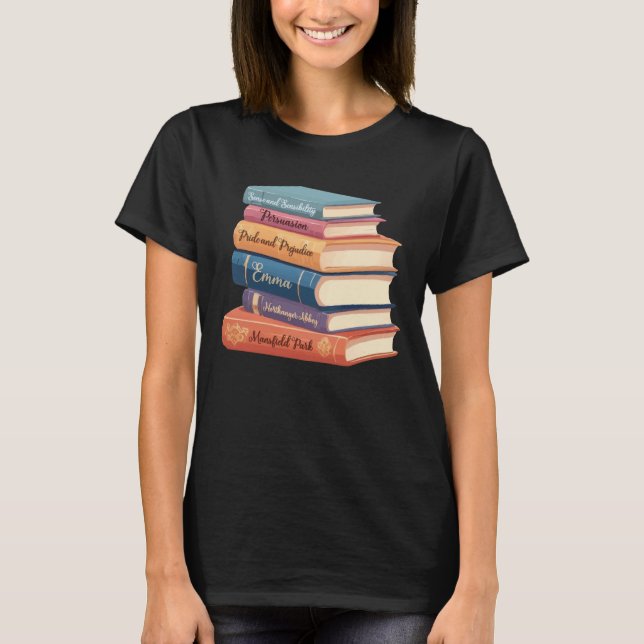 Jane Austen's Novels VII T-Shirt (Front)