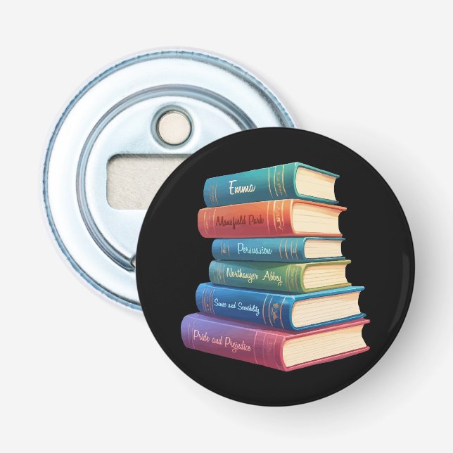 Jane Austen's Novels VIII Bottle Opener (Front)