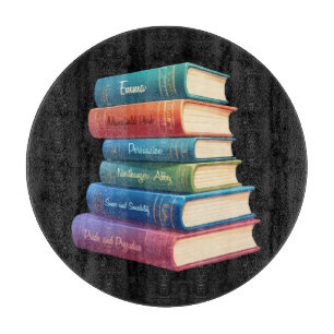 Jane Austen's Novels VIII Cutting Board