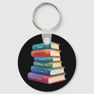 Jane Austen's Novels VIII Keychain