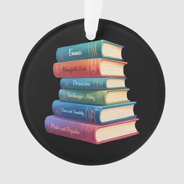 Jane Austen's Novels VIII Ornament (Front)