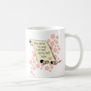 Jane Austen's Persuasion half agony, half hope mug
