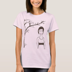 Jane Austen's rice Portrait T-Shirt