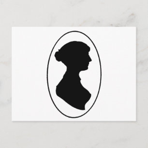 Jane Austen's Silhouette Postcard