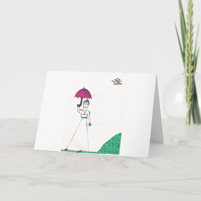 Jane austen's world card (Front)