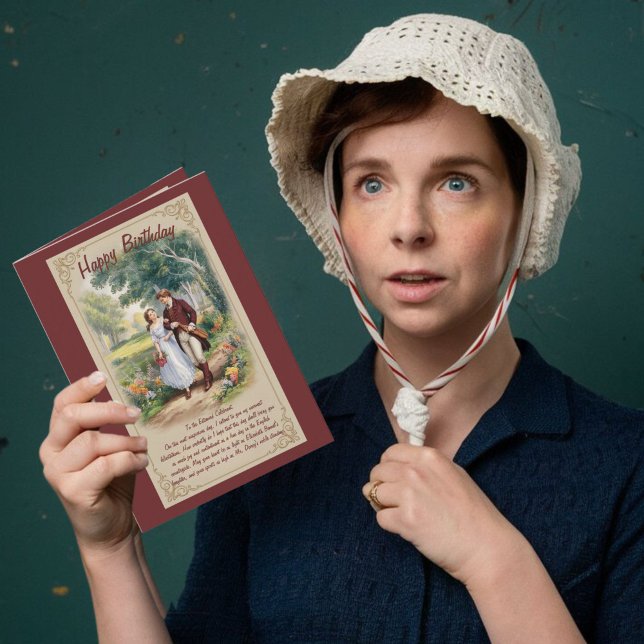 Jane Austin, Pride and Prejudice, Regencycore Card (Creator Uploaded)
