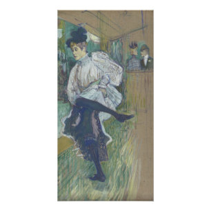 Jane Avril Dancing by Henri de Toulouse-Lautrec Poster